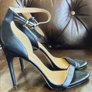 Elegant Black Strappy Heels